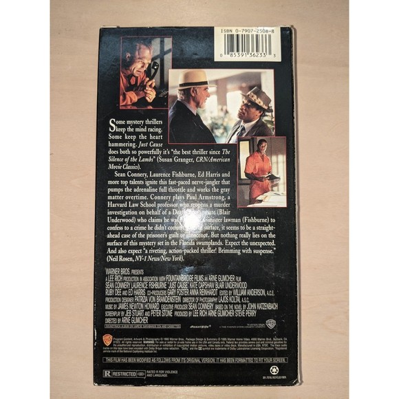 Just Cause VHS - Picture 2 of 2